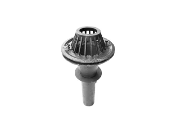 Cast iron drain funnel