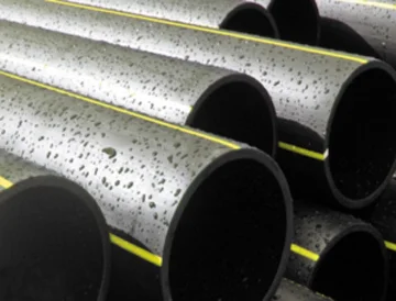 Gas polyethylene pipe