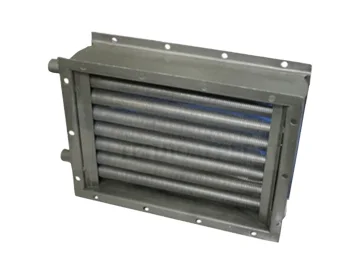 Air heaters for oil cooling