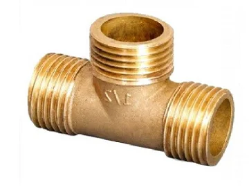 Brass tee