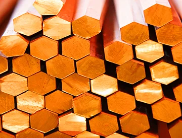 Copper hexagon