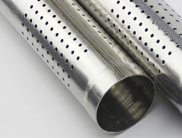 Stainless perforated pipe