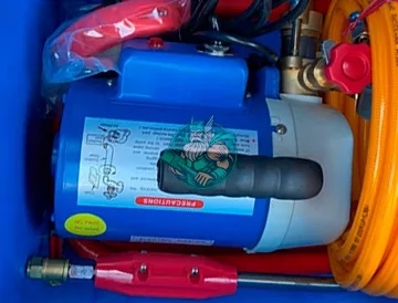 Pressure testing pumps