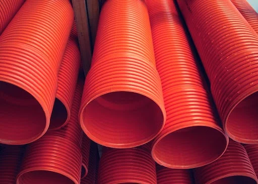 Polymer sewer pipe