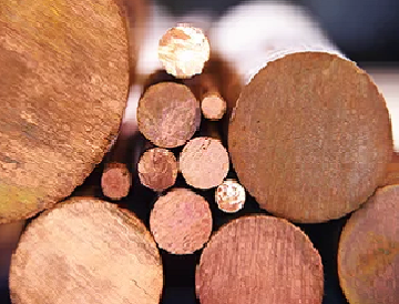 Non-ferrous metal rods