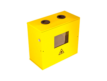 Outdoor gas meter cabinet