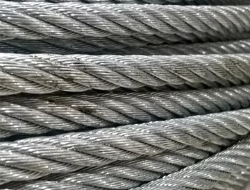 Double lay steel rope