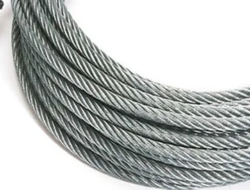 Single lay steel rope