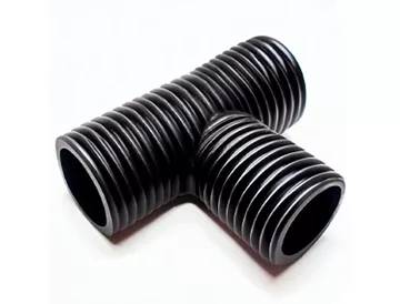 Corrugated tee