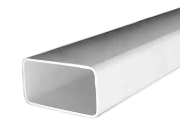 Rectangular plastic ventilation pipe