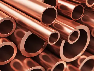 Non-ferrous metal pipes