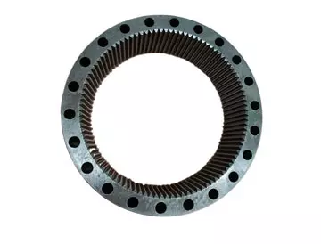Gear crown for excavators