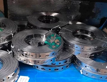 Perforated steel tape