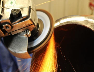 Grinding of pipe products